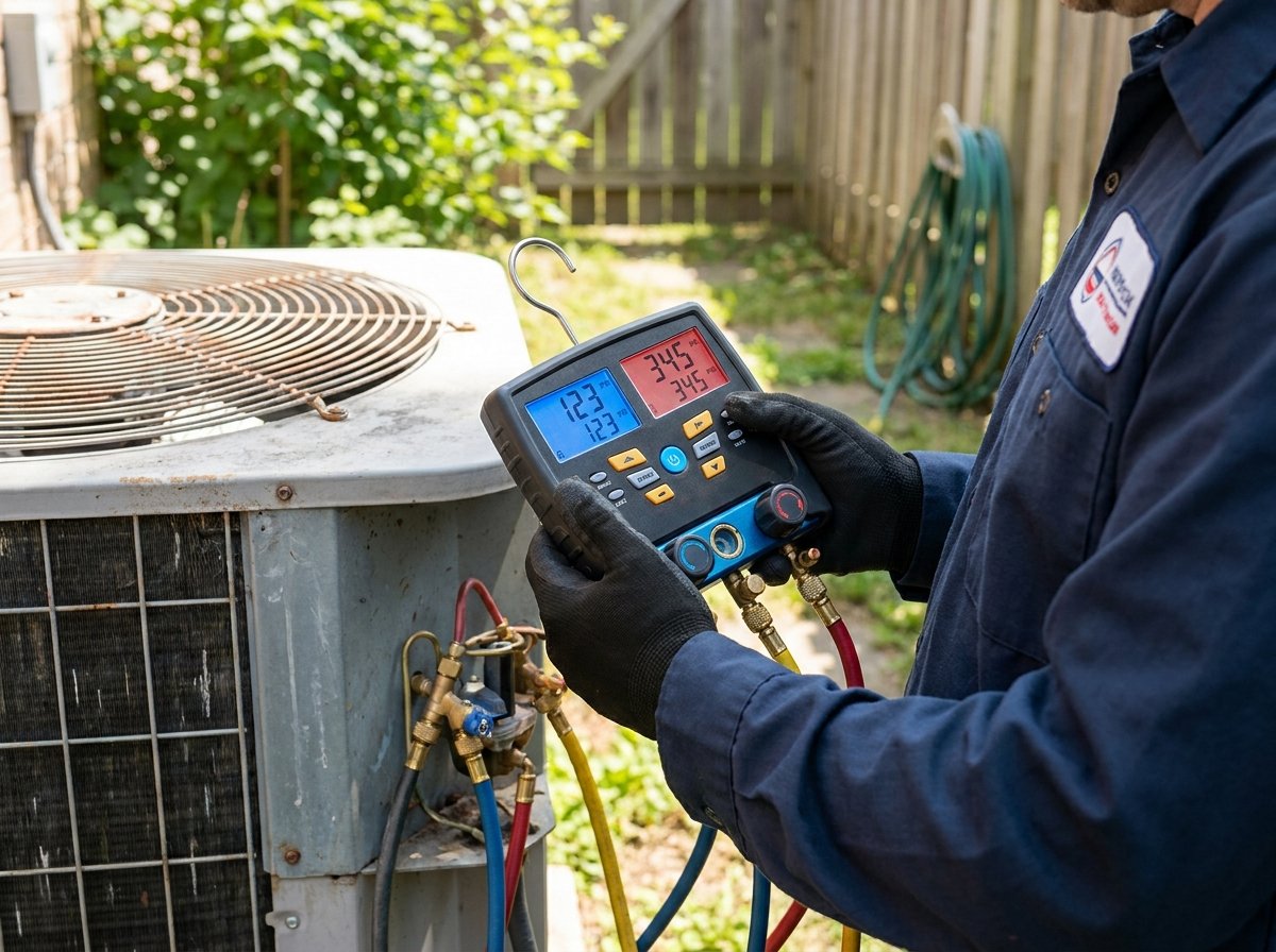 AC repair service Morris County NJ — Protocol Services HVAC technician