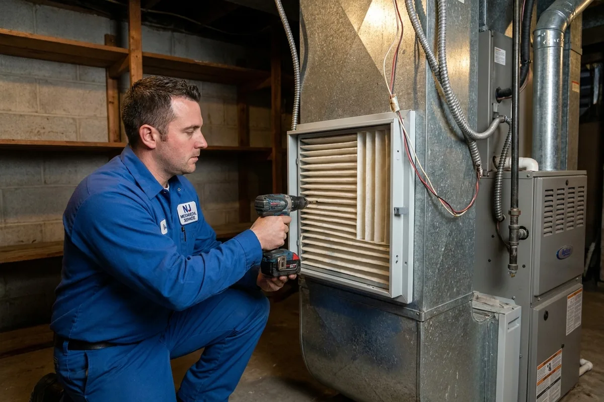 Whole-home air purifier installation Morris County NJ