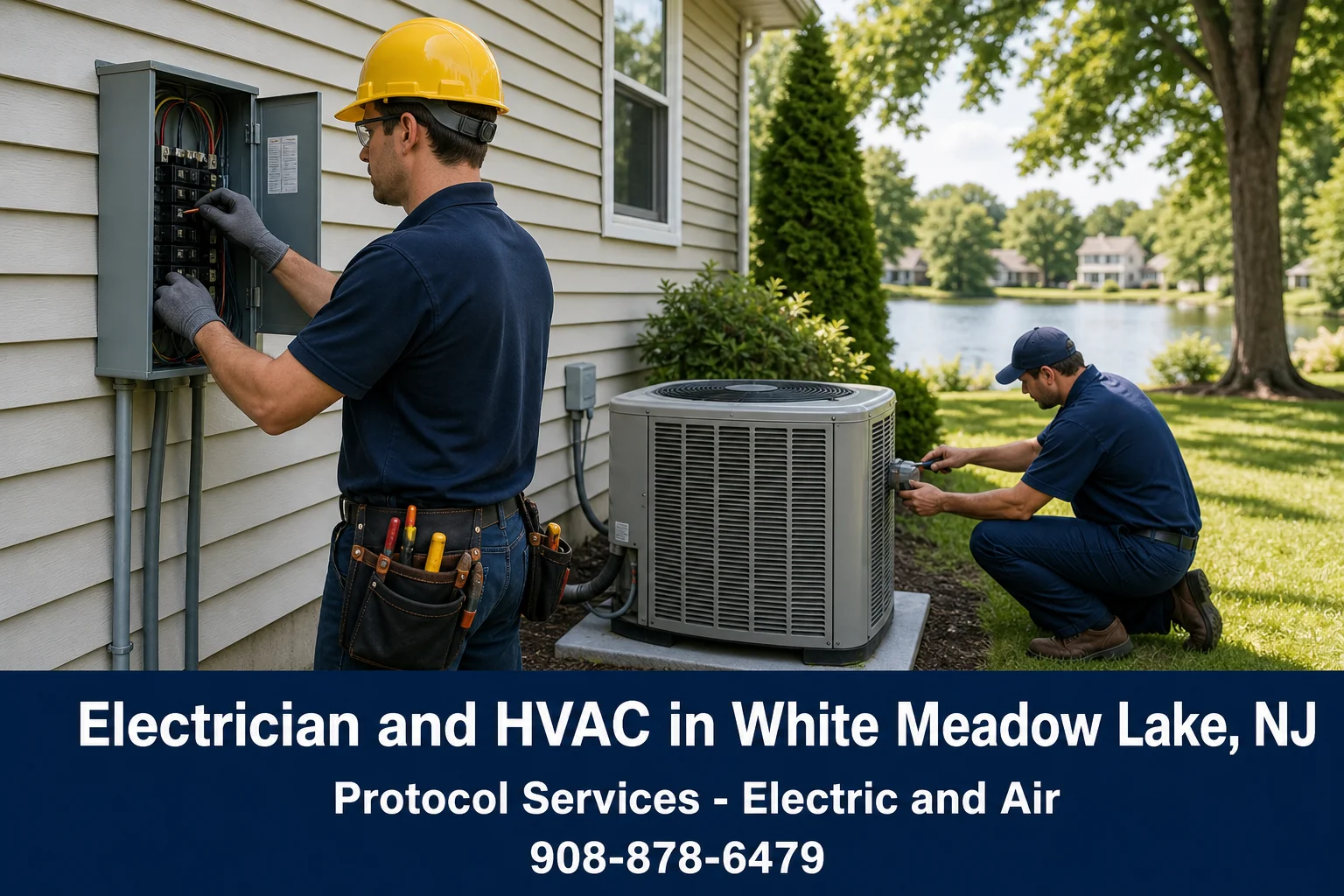 Electrician & HVAC Contractor in White Meadow Lake, NJ — Protocol Services - Electric & Air