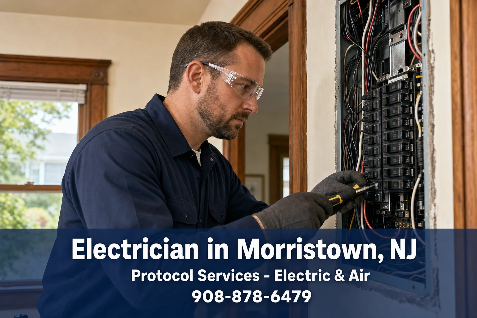 Licensed electrician serving Morristown, NJ — Protocol Services Electric & Air